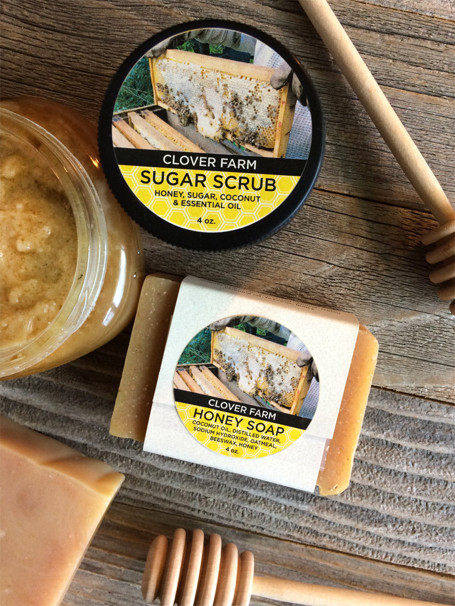 Custom Provide Your Own Photo Honey Soap and Sugar Scrub Labels | CanningCrafts.com