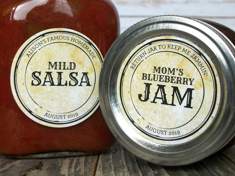 Custom Vintage Apothecary Canning Labels | CanningCrafts.com