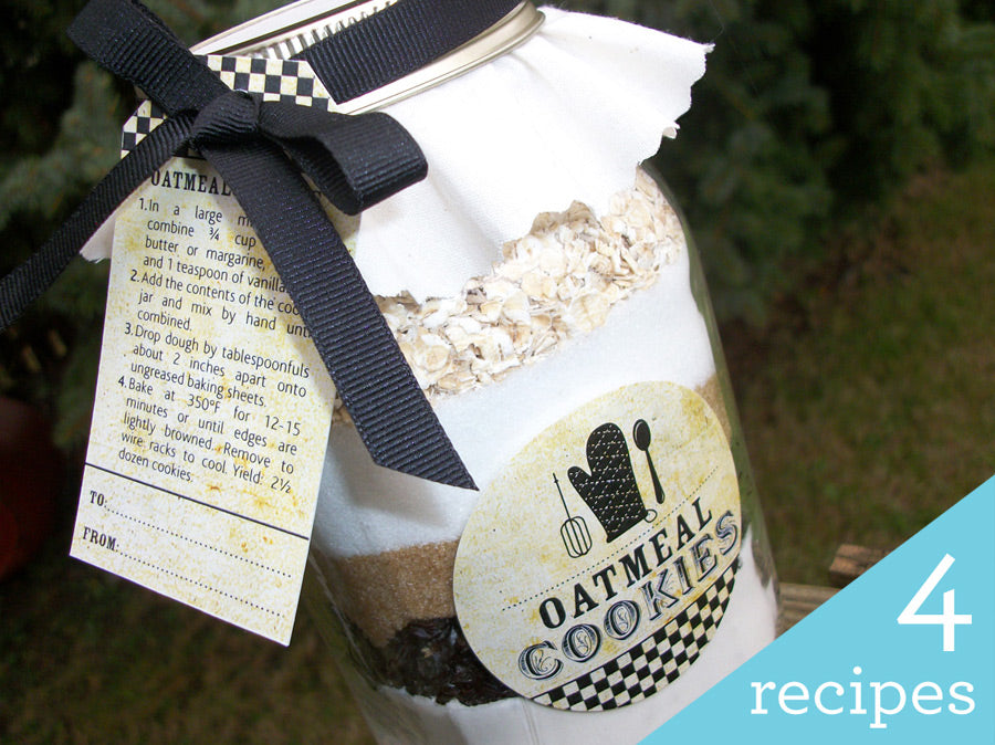 DIY Vintage Cookie Mason Jar Kit | CanningCrafts.com