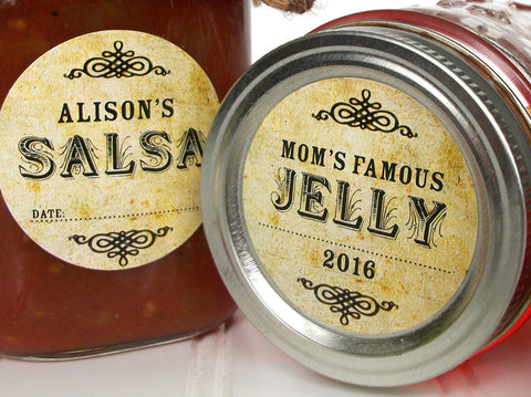custom vintage canning label | CanningCrafts.com