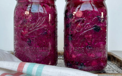 Blueberry Apple Sauerkraut Recipe