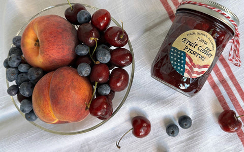 Low Sugar Fruit Cobbler Preserves Canning Recipe