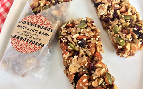 Fruit & Nut Bar Recipe with Maple Syrup