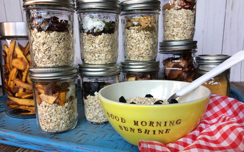 Instant Oatmeal Jars - Easy Breakfast Meal Prep