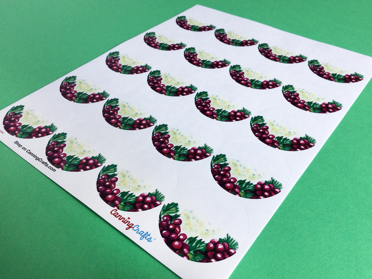 Watercolor Grape Canning Labels | CanningCrafts.com