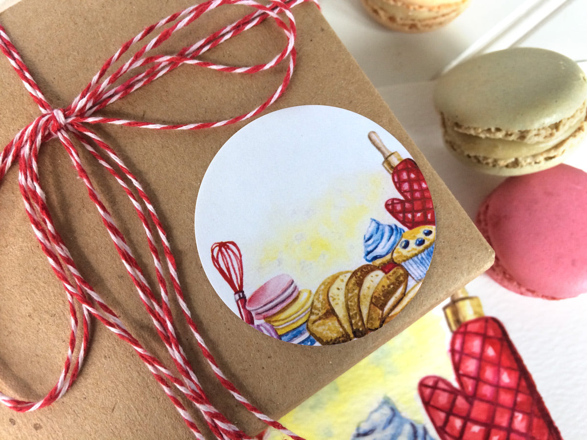 Watercolor Kitchen & Baked Goods Labels | CanningCrafts.com