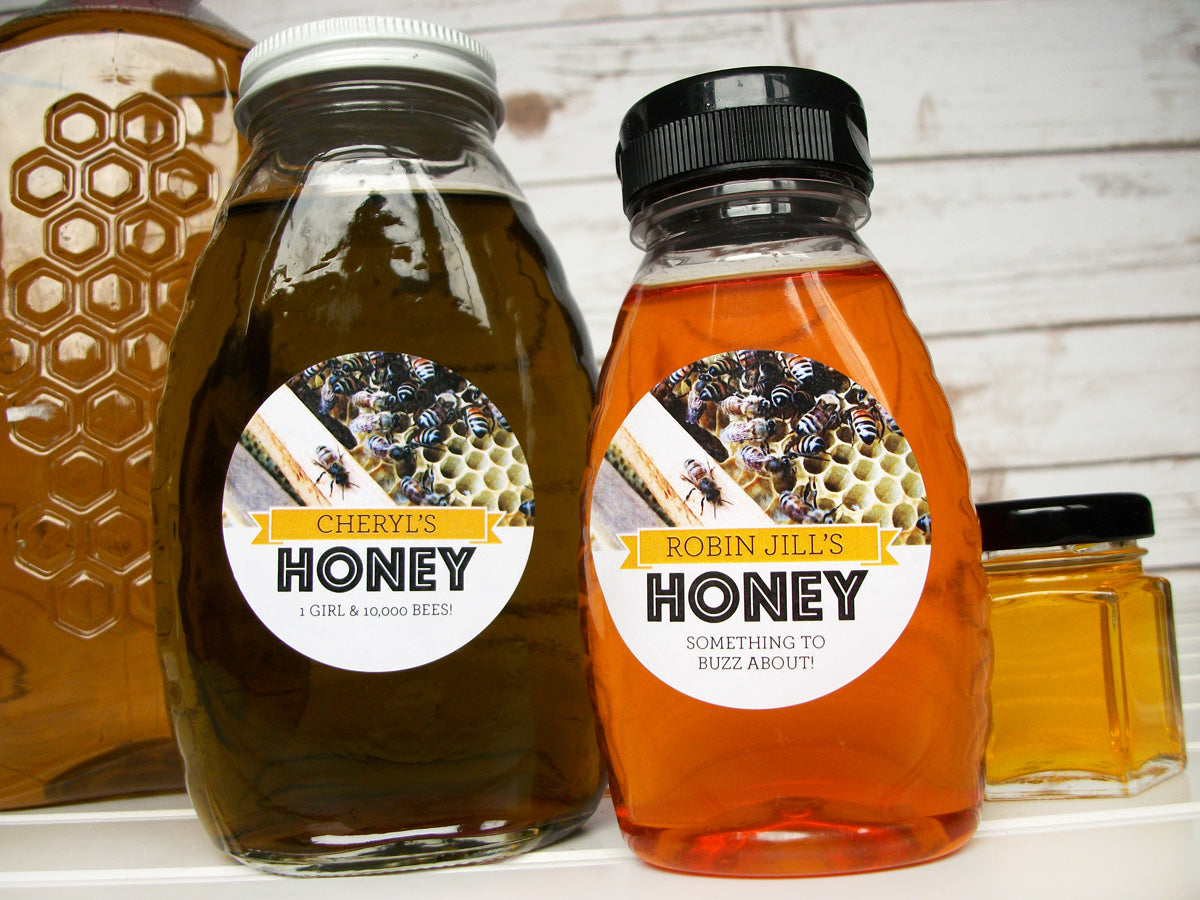 Busy Bees Custom Honey Labels | CanningCrafts.com