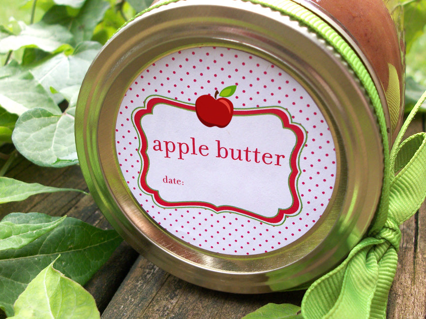 Apple Butter Canning Labels | CanningCrafts.com