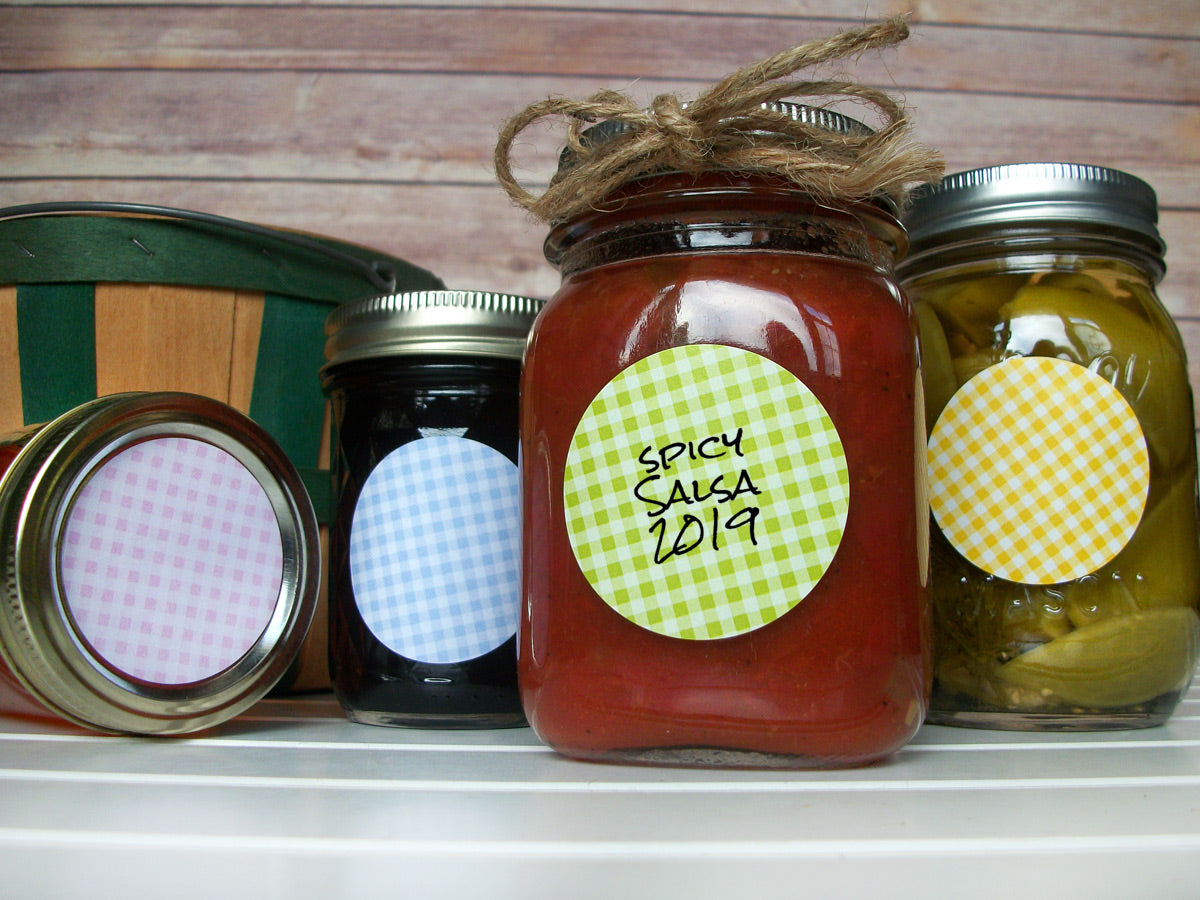 Canning label size charts for regular & wide mouth mason jars –  CanningCrafts