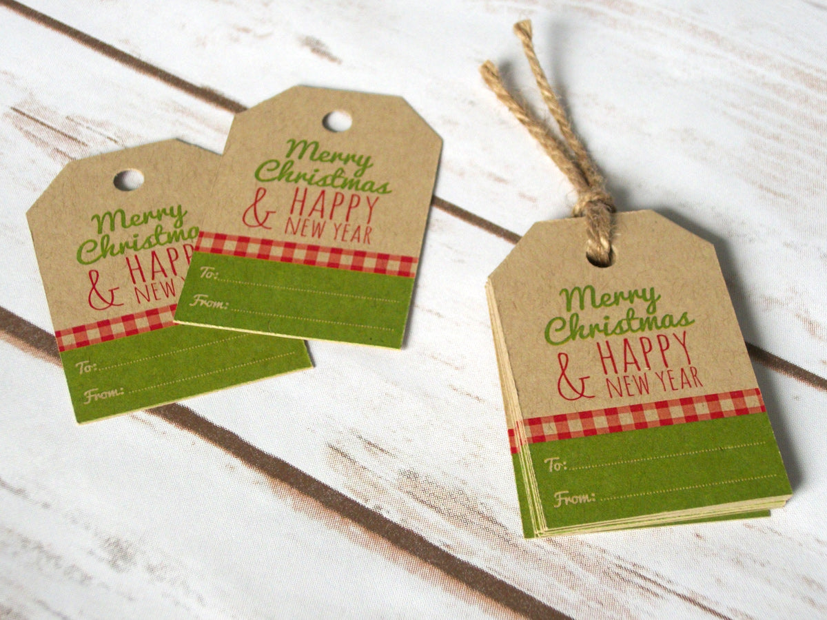 Christmas on Kraft Tags Graphic by Whimsical Inklings · Creative Fabrica