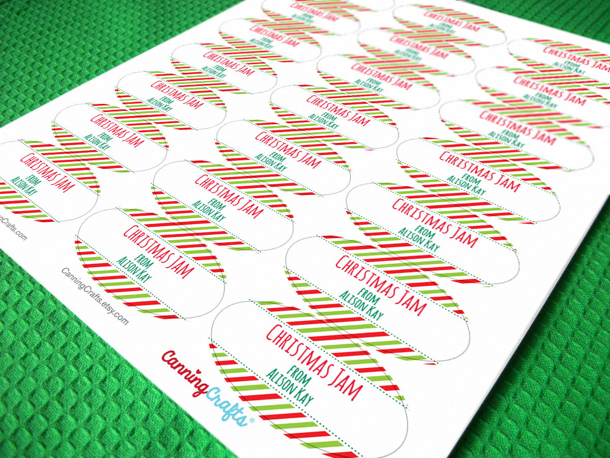 Custom Peppermint Striped Christmas Oval Canning Labels – CanningCrafts custom-peppermint-striped-christmas-oval-canning-labels-canningcrafts