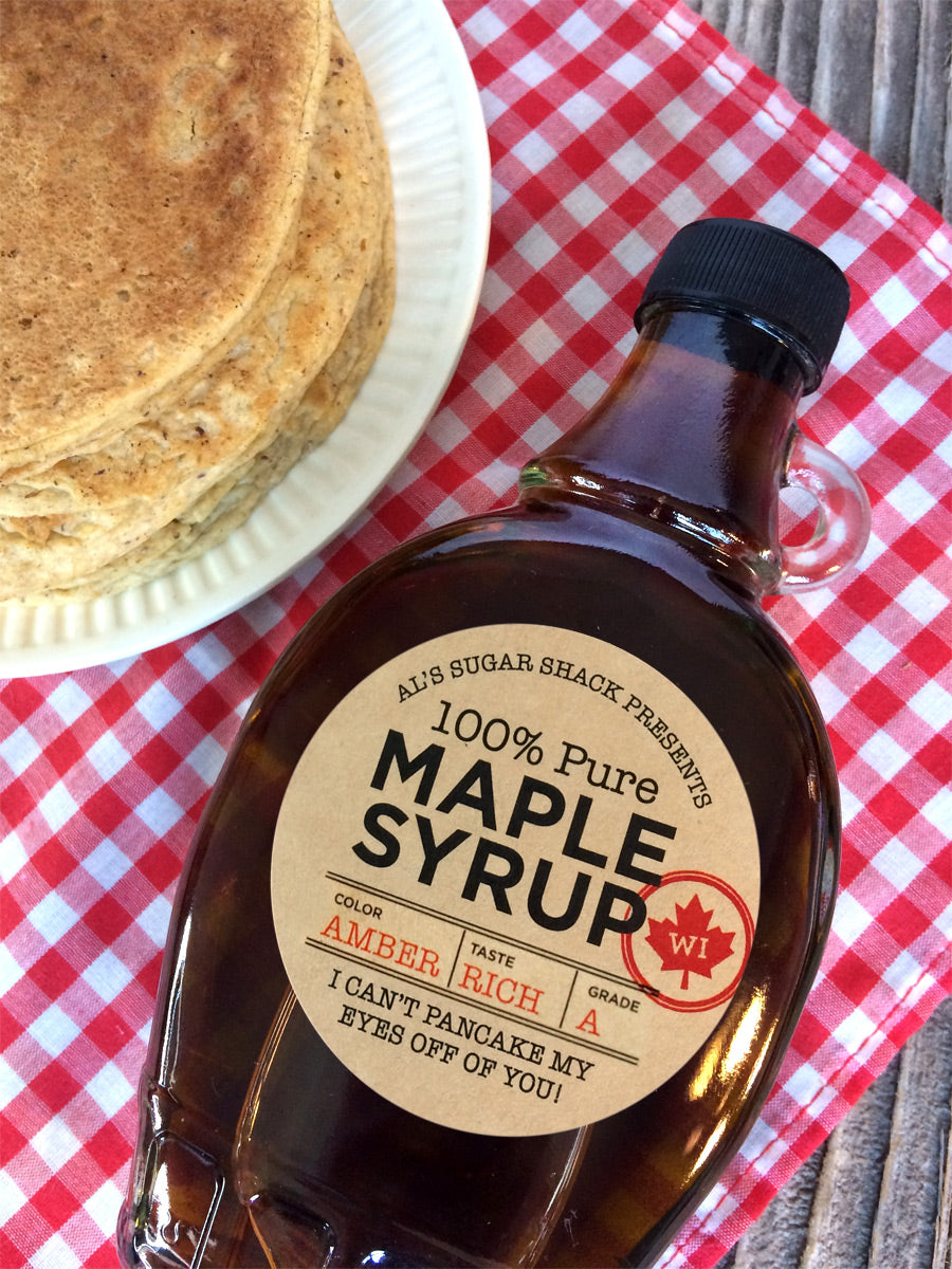 Custom Just the Facts Maple Syrup Labels for maple sugarers & hobbyist ...