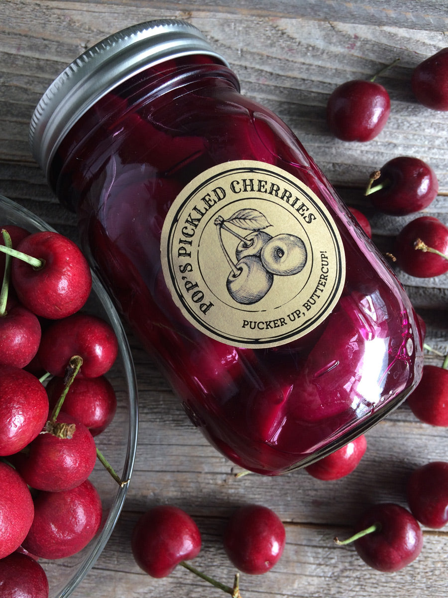 Cute Cherry Canning Labels for home preserved cherry jam & jelly –  CanningCrafts