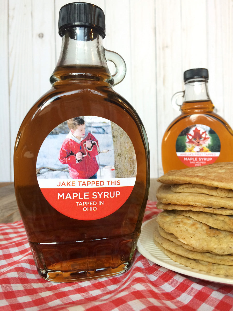 Custom Provide Your Own Photo Maple Syrup Labels | CanningCrafts.com