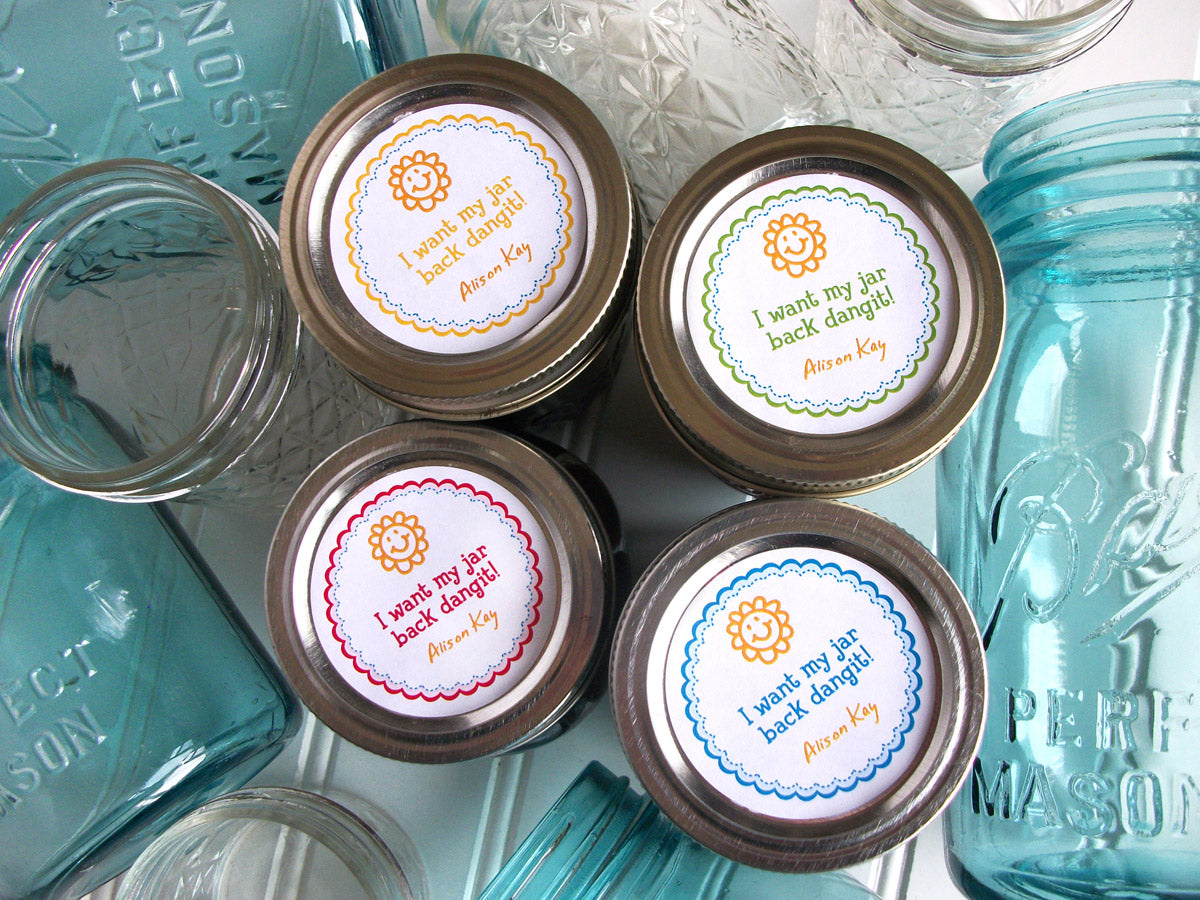 Labels for Jars - free printable mason jar labels - Crafts by Amanda