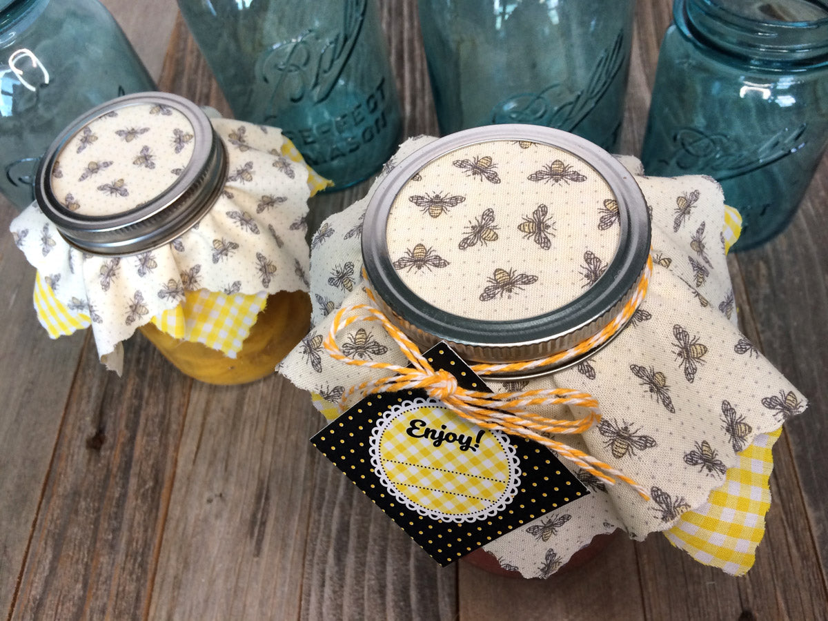 https://canningcrafts.com/cdn/shop/products/Gingham-Honey-Bee-Jam-Jar-Decoration-Kit-6.jpg?v=1650400626