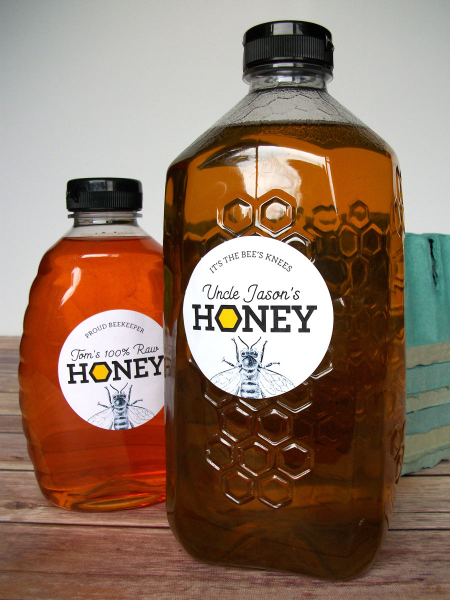 Custom Honeycomb Honey Labels | CanningCrafts.com