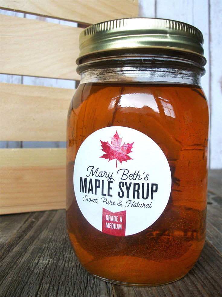 custom Maple Syrup labels | CanningCrafts.com