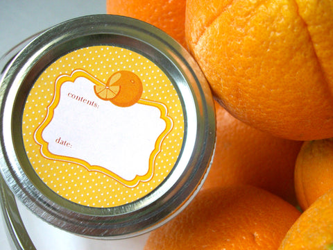 Orange Marmalade Canning Labels | CanningCrafts.com