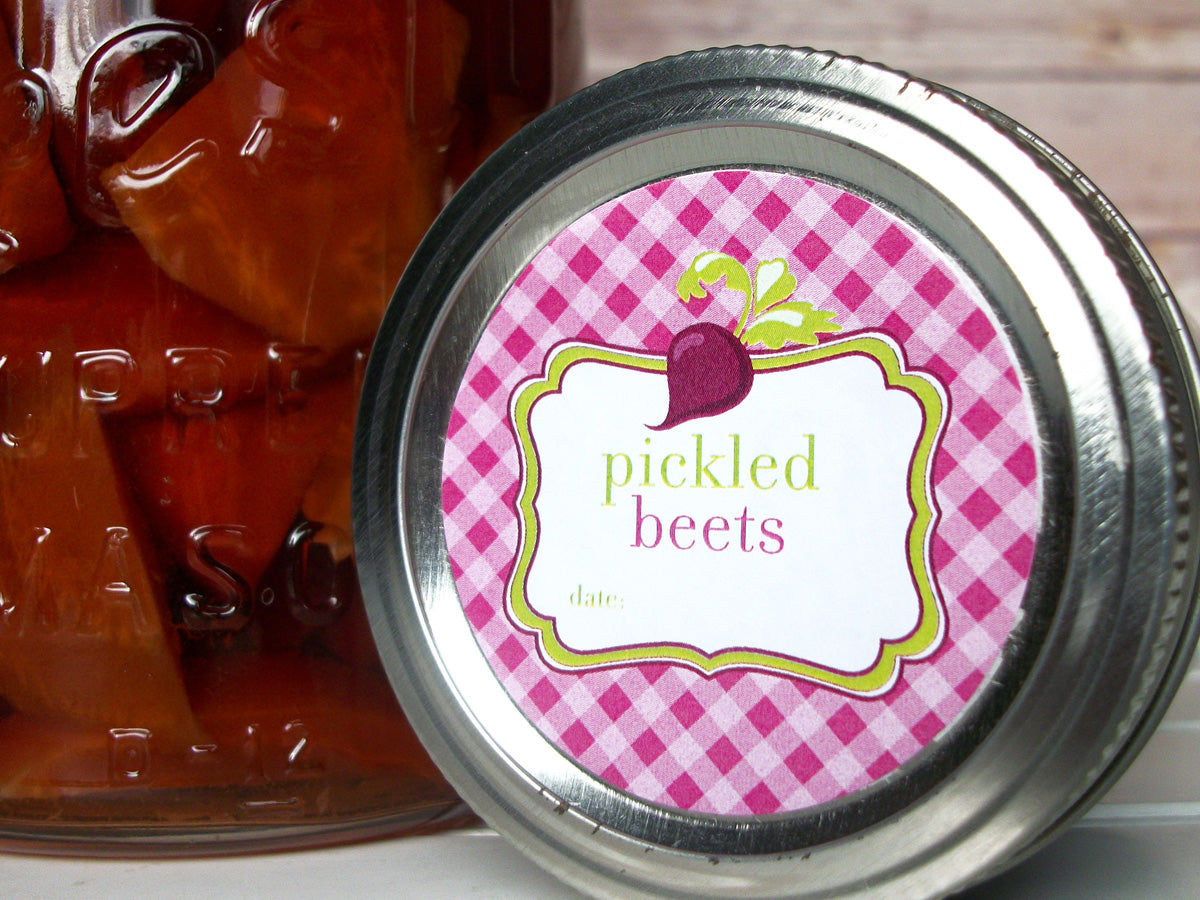 Cute Pickled Beets Canning Labels | CanningCrafts.com