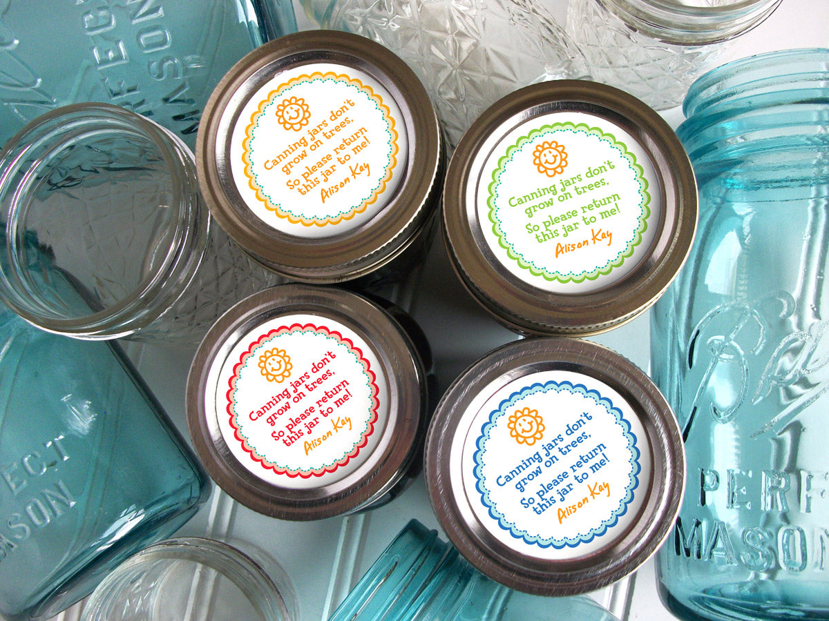 Custom Canning Jars Don't Grow on Trees Canning Labels for mason jars ...