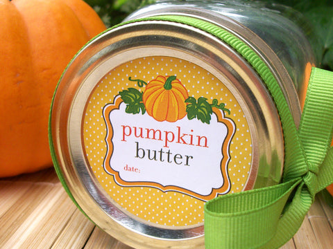 Pumpkin Butter Canning Labels | CanningCrafts.com