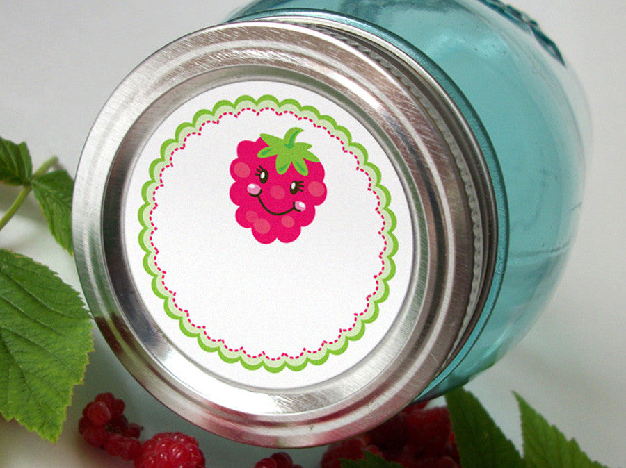 Raspberry Canning Labels | CanningCrafts.com