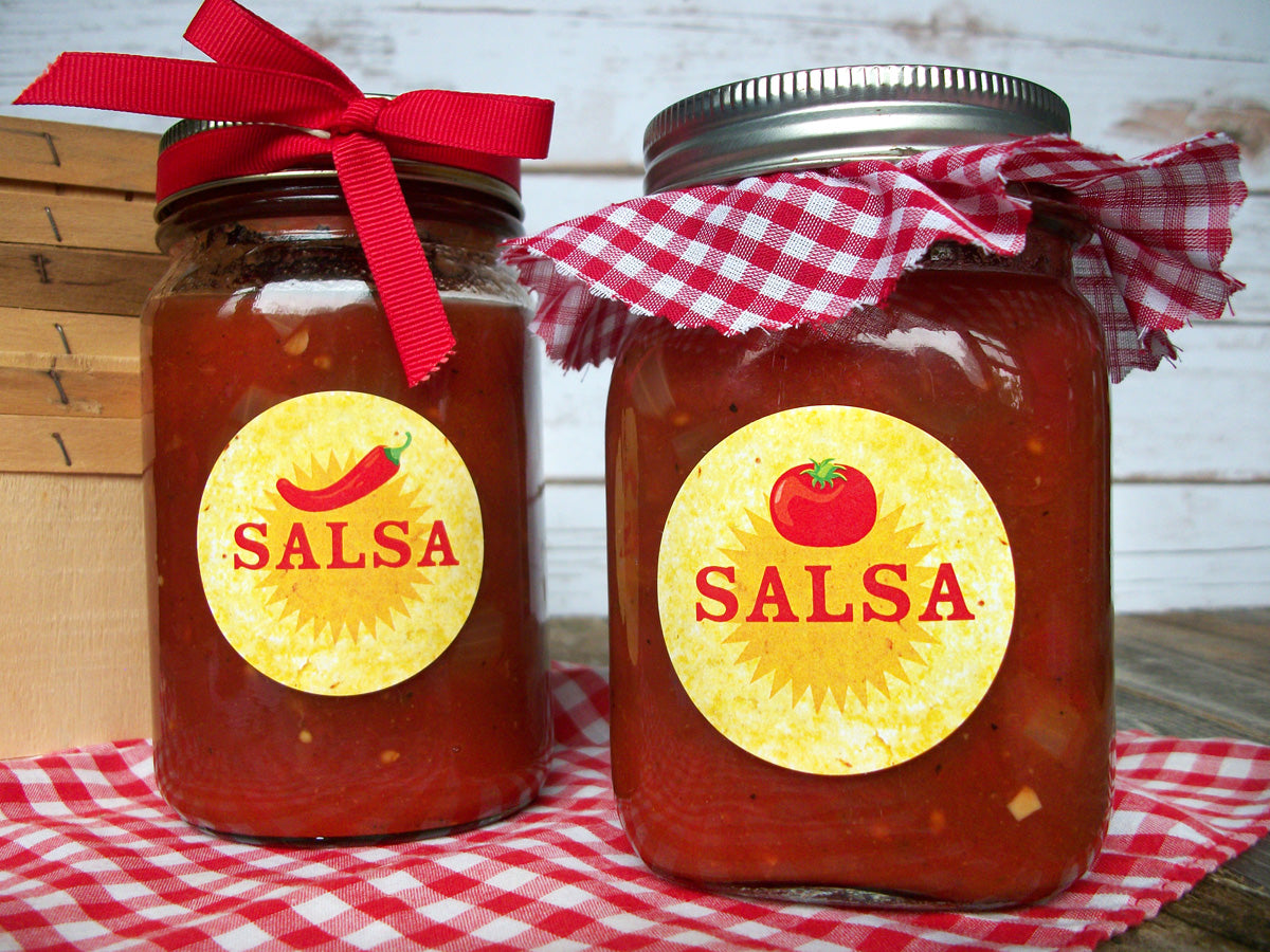Salsa Canning Jar Labels | CanningCrafts.com