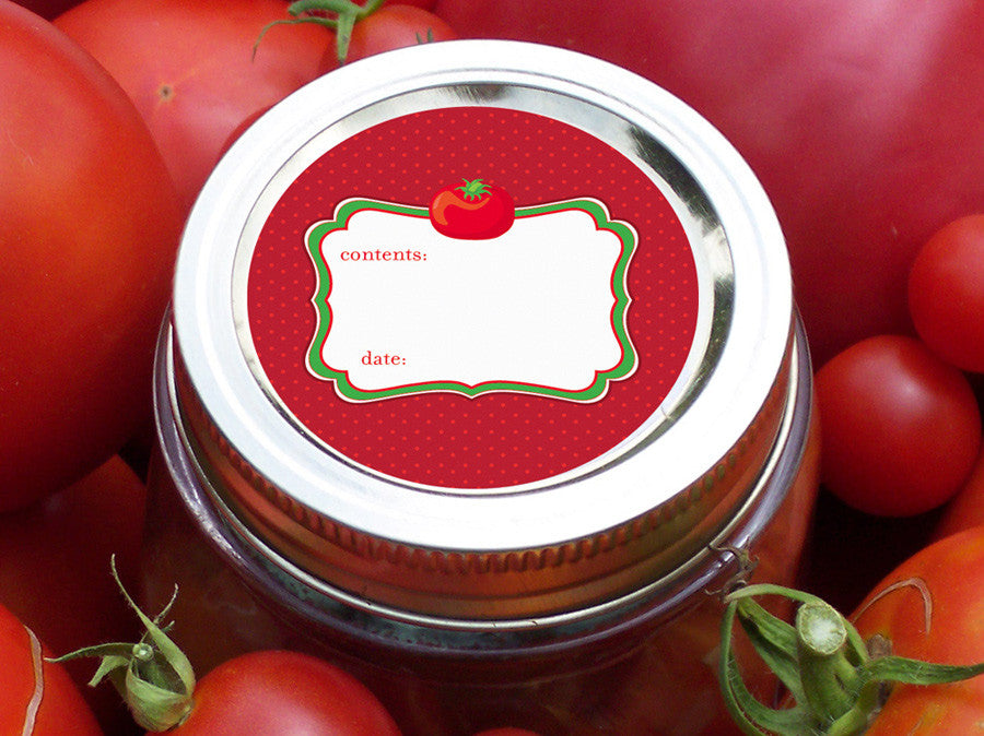 Tomato Canning Labels | CanningCrafts.com