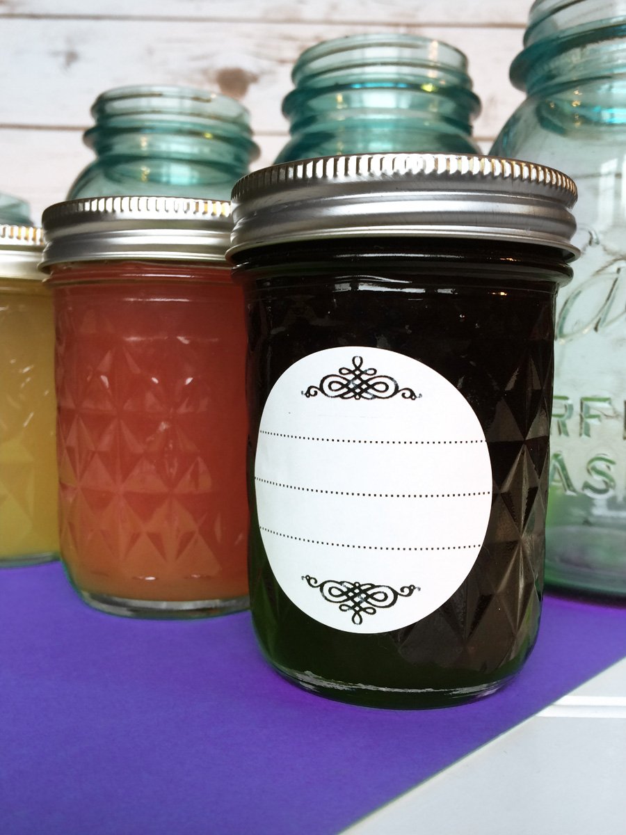 VALUE PACK Scroll Jam & Jelly Canning Jar Labels | CanningCrafts.com