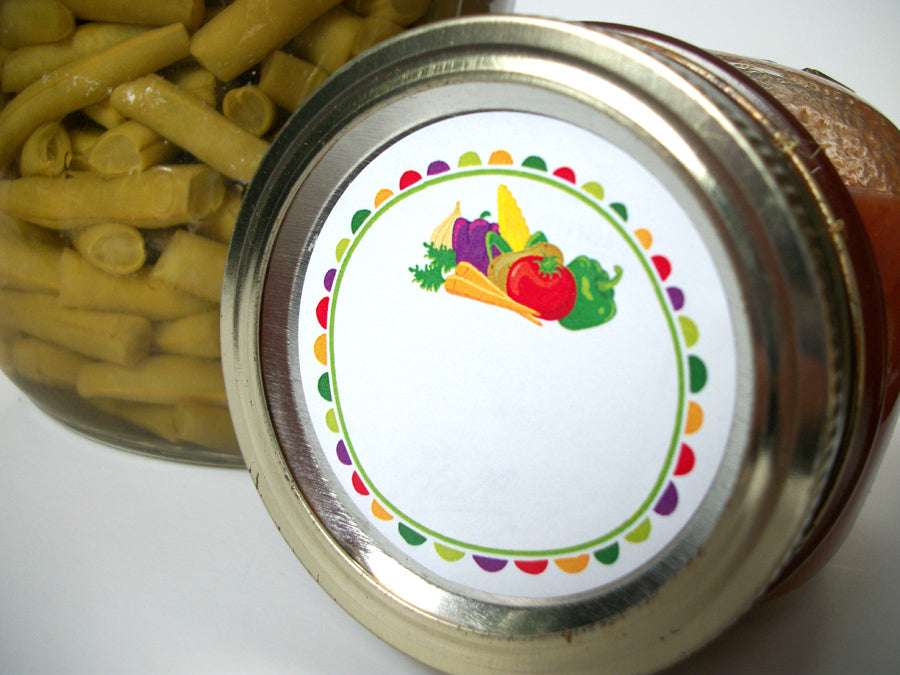 Fun Vegetable Canning Jar Labels | CanningCrafts.com