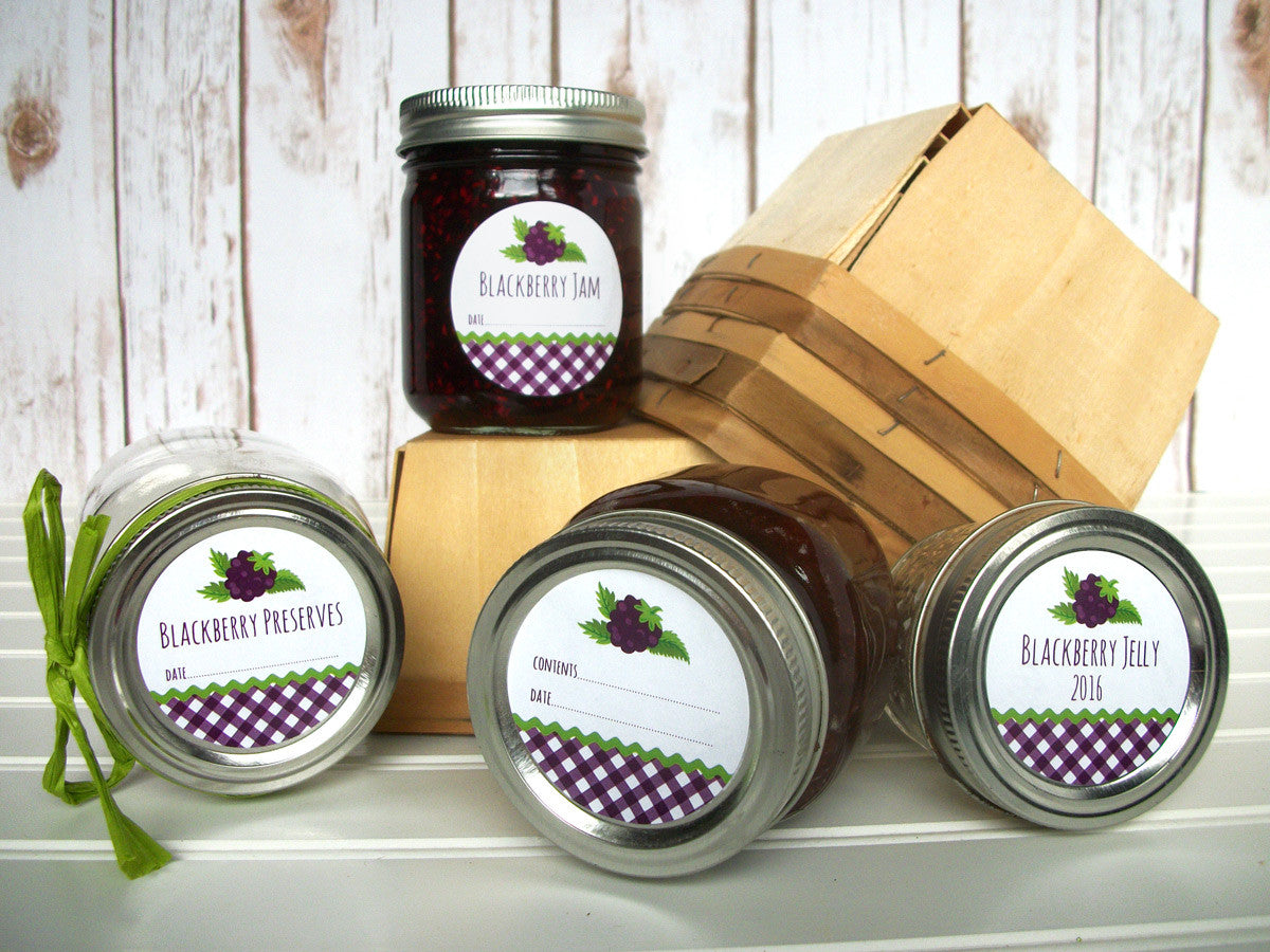 Gingham Honey Bee Jam Jar Decoration Kit for mason canning jar gifts –  CanningCrafts