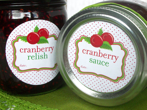 cranberry sauce relish canning label | CanningCrafts.com