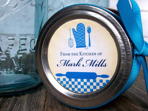 Custom Blue Kitchen Labels | CanningCrafts.com