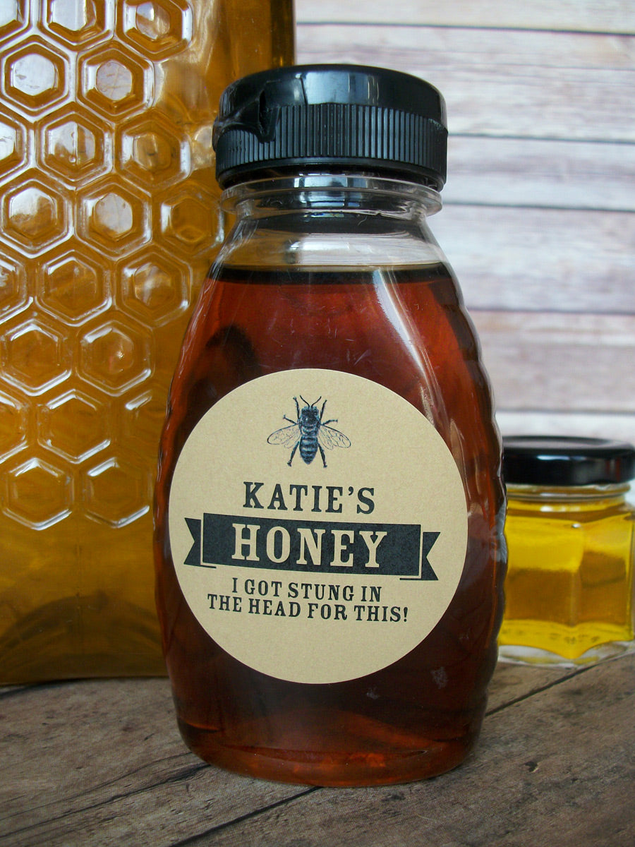 custom kraft honey labels | CanningCrafts.com
