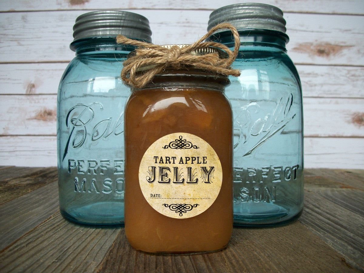 custom vintage jam & jelly jar labels | CanningCrafts.com