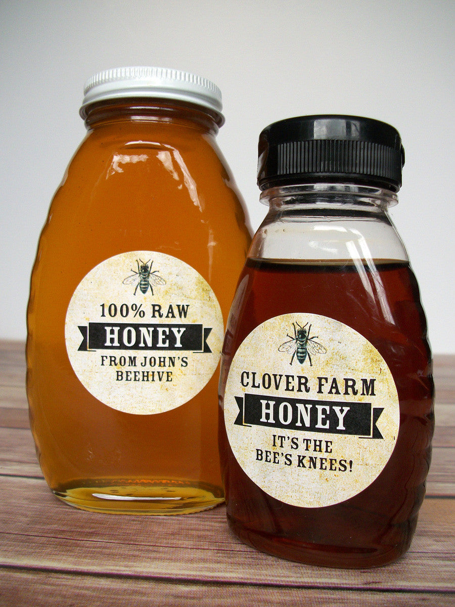 custom honey bottle labels | CanningCrafts.com