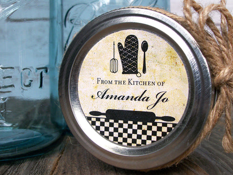 custom vintage Kitchen Labels | CanningCrafts.com
