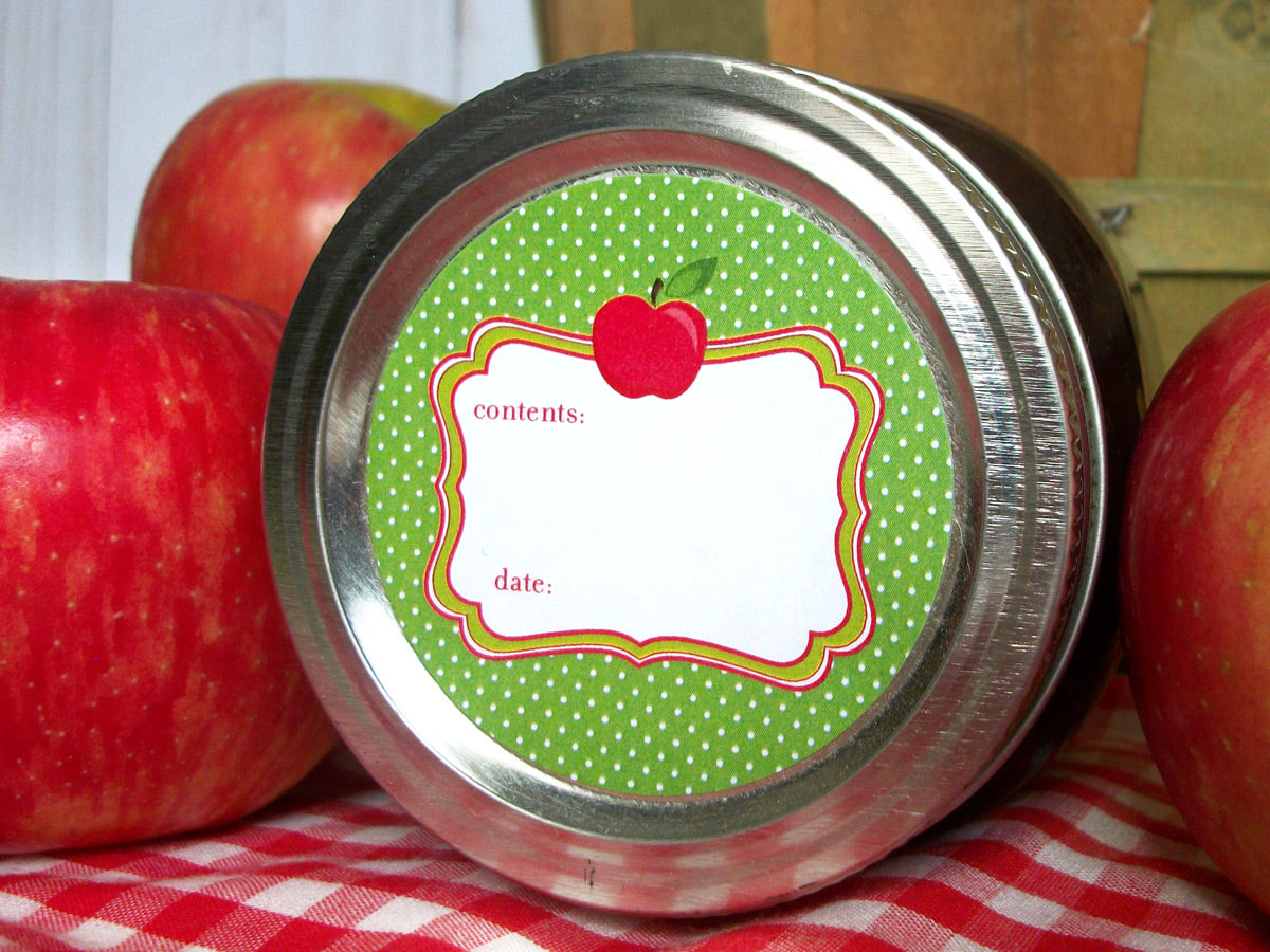 Cute Apple Butter Canning Labels