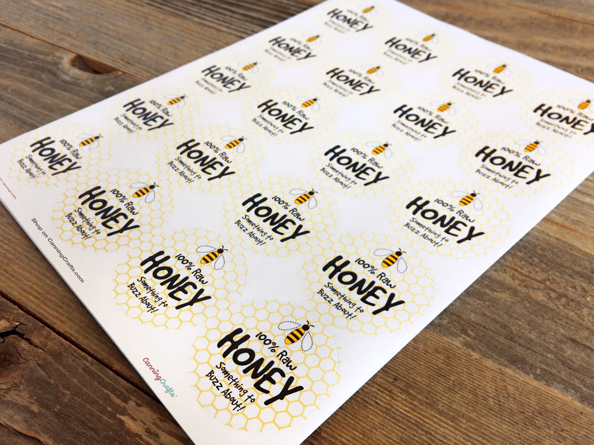 Custom Honey Bee Labels