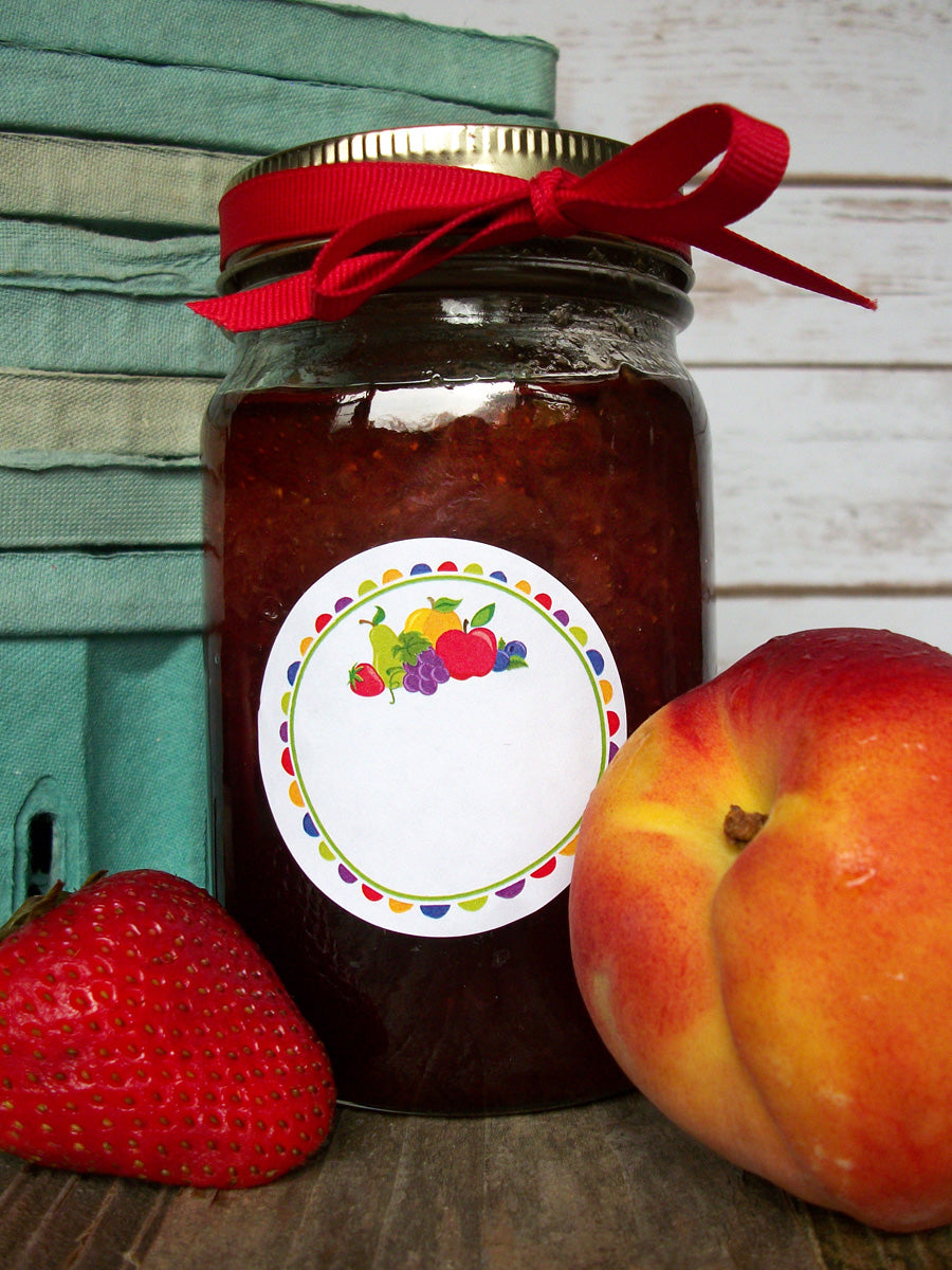 Fun Fruit Jam & Jelly Canning Jar Label | CanningCrafts.com