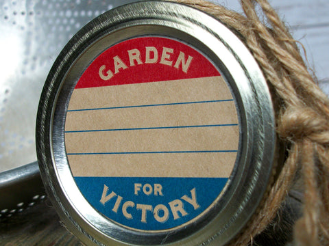 victory garden canning jar labels | CanningCrafts.com