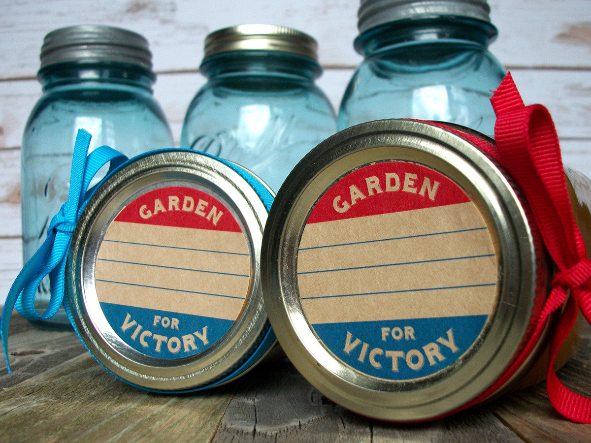 Patriotic canning jar labels | CanningCrafts.com