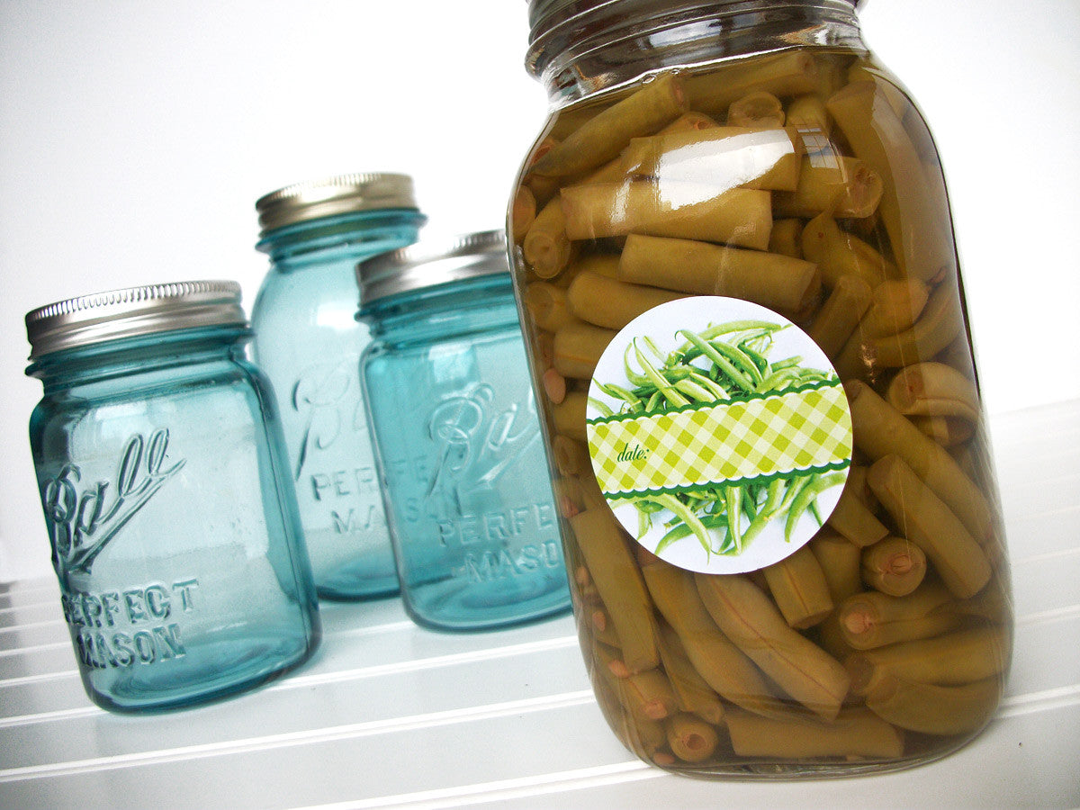 Green Bean Canning Jar Labels | CanningCrafts.com