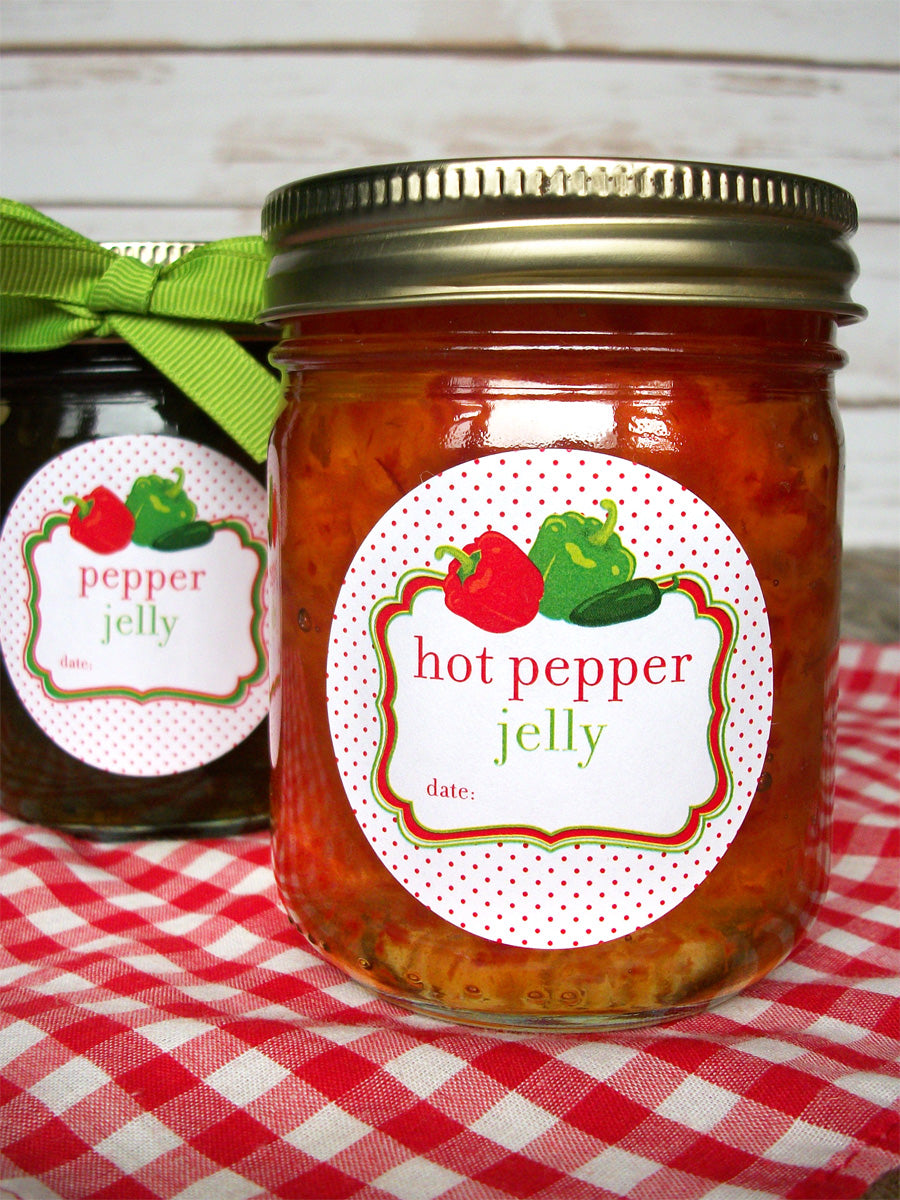Hot Pepper Jelly Canning Labels | CanningCrafts.com