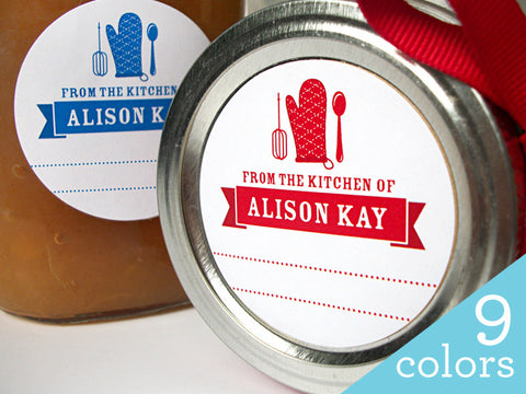 Custom Colorful Kitchen Labels | CanningCrafts.com