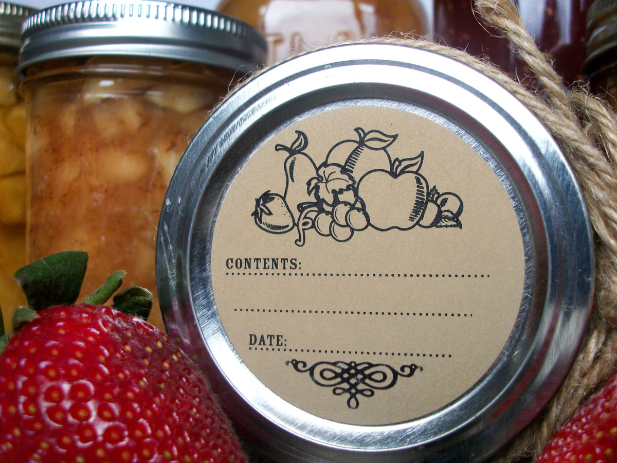 Kraft Fruit Canning Labels | CanningCrafts.com