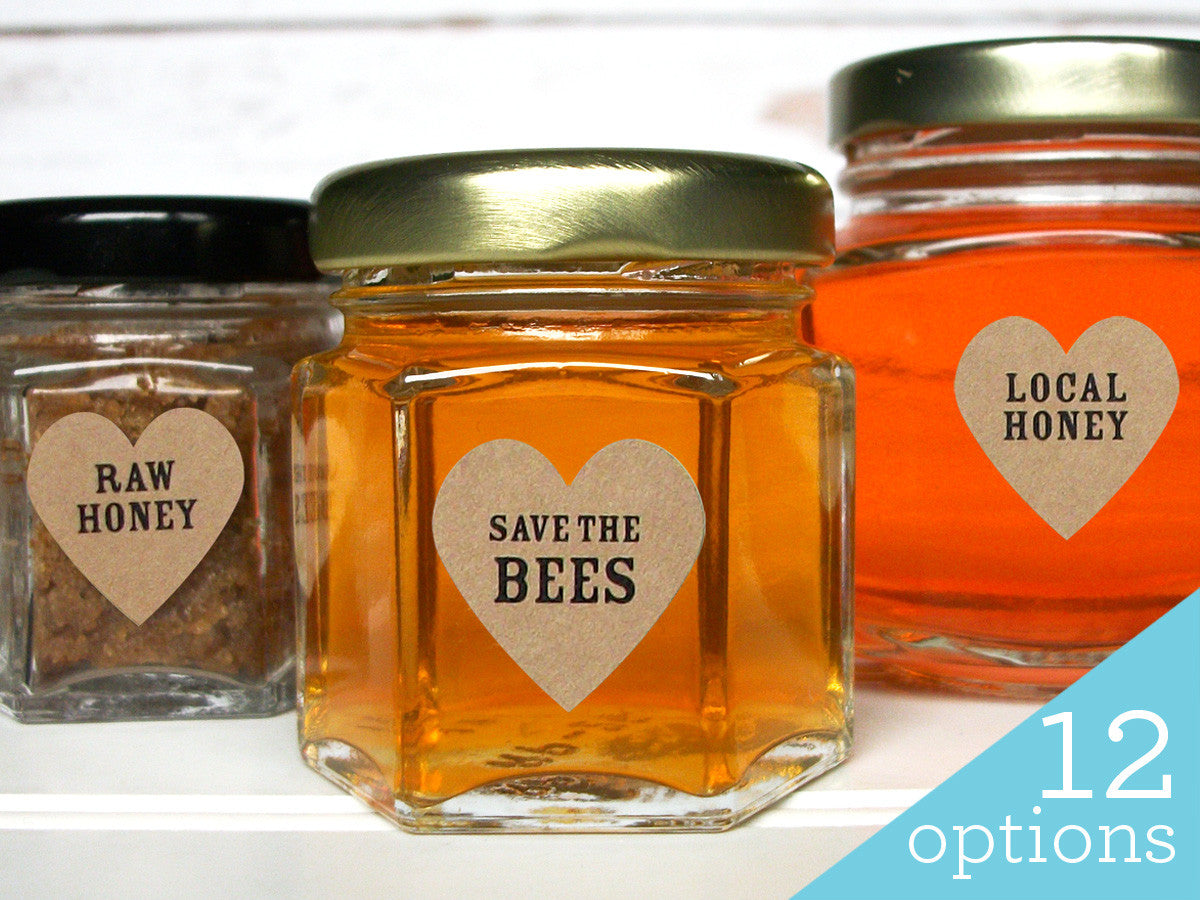 Save the Bees honey labels | CanningCrafts.com