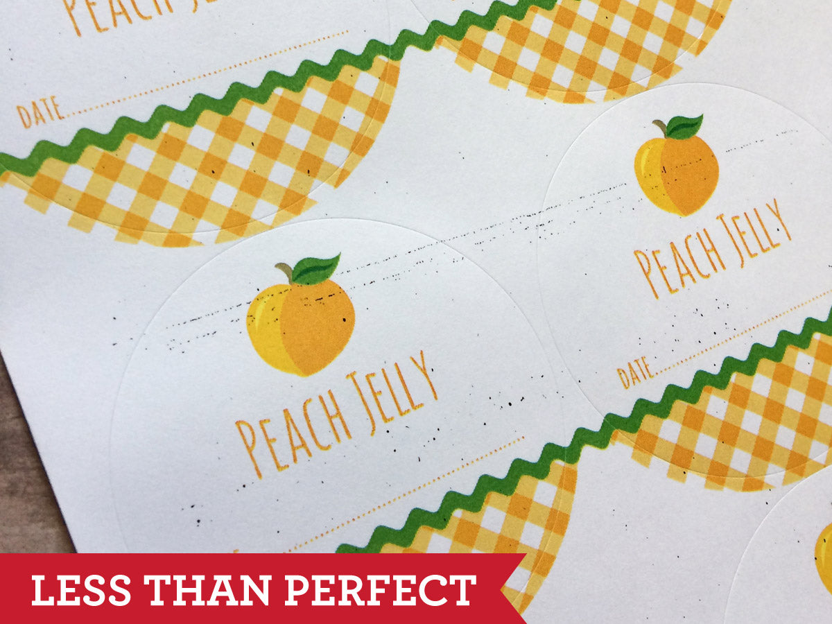 Less than perfect canning labels | CanningCrafts.com