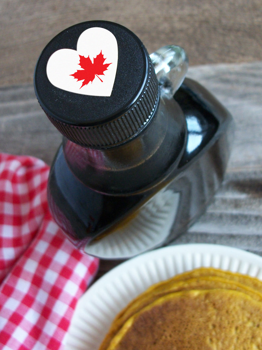 Heart Maple Syrup Grade Labels | CanningCrafts.com